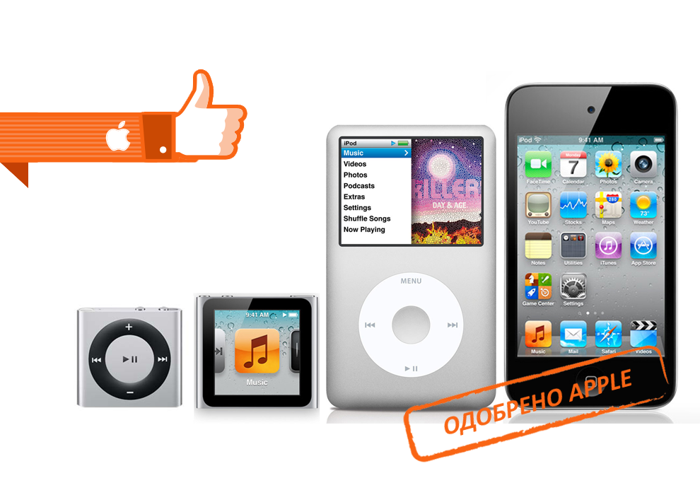 Ремонт Apple iPod в Дзержинском